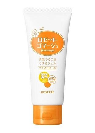 Rosette gommage bright peel мягкий пилинг-гоммаж с витамином с и ана-кислотами, 120 г