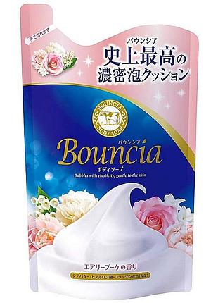Cow soap bouncia body soap гель для душа с ароматом цветочного букета (сменный блок), 360 мл