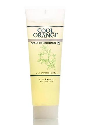 Lebel cool orange scalp conditioner очищувальний кондиціонер-пілінг для шкіри голови 130 г