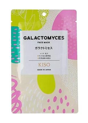 Kisocare galactomyces face mask тканинна маска з екстрактом культури галактомісіс, 1 шт