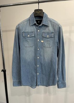 Джинсова сорочка g-star raw (оригінал) xs