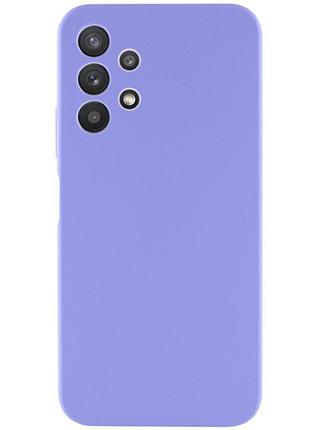 Чохол silicone cover lakshmi full camera (aaa) для samsung galaxy a32 4g бузковий / dasheen