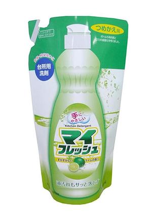Rocket soap kitchen detergent lime засіб для миття посуду, лайм (змінний блок), 500 мл