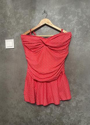 Суцільний купальник з пелеринкою holiday, xxxl 54р