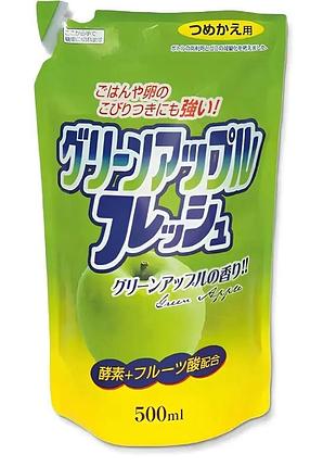 Rocket soap kitchen detergent apple засіб для миття посуду, яблуко (змінний блок), 500 мл