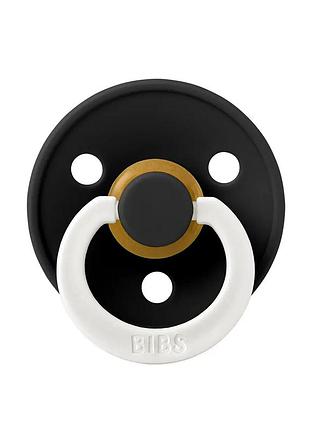 Пустышка bibs colour black glow 3 размер (18+ месяцев) (светится в темноте)