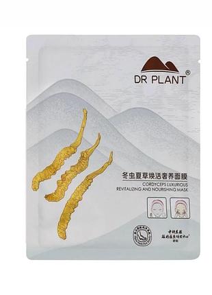 Dr.plant cordyceps sinensis revitalizing and nourishing mask відновлююча живильна маска, 1 шт