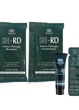 Sh-rd hair essential kit питательный набор для ухода за волосами в тревел формате, 4 ед