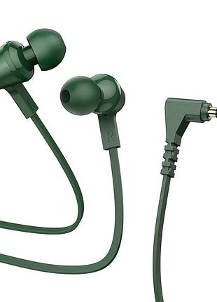 Навушники дротові hoco m86 (3.5mm) army green