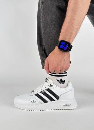 Adidas retropy white black 5