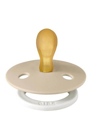 Пустышка bibs colour latex symmerical (симметричная) vanilla glow светится в темноте - 6-18 месяцев