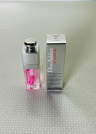 Масло для губ dior addict lip glow oil 007 raspberry 6 мл