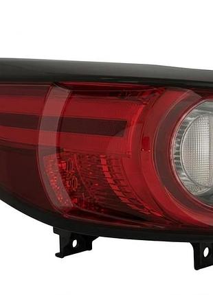 Фонарь задний mazda cx5 2017-2021 левый, без ламп, внешний (led/wy21w) depo 216-19akl-ue