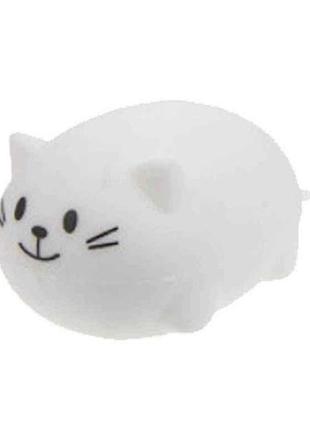Кот крутой замес белый marshmallow cat тм monstergum