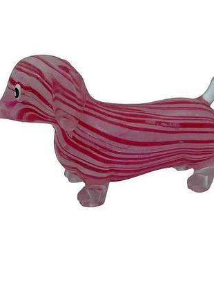 Собака крутий заміс рожевий marble sausage dog тм monstergum