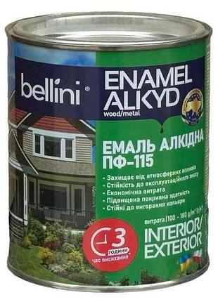 Емаль алкідна пф-115 білий 2,8кг тм bellini