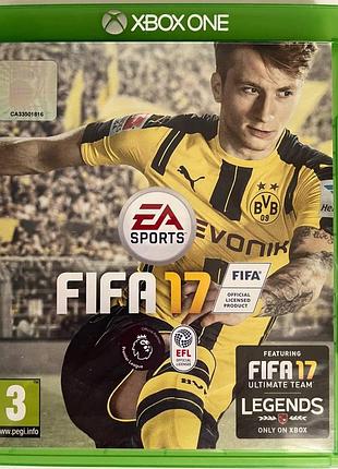 Fifa 17, б/у, русская версия - диск для xbox one