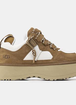 Жіночі бежеві черевики ugg astromel chestnut termo х угг бутс 36