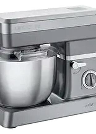 Міксер планетарний 6,3 л 1200 вт для кухні неіржавка сталь clatronic mc-0532