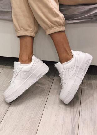 🌹новинка🌹кроссовки женские белые найк пиксель nike pixel