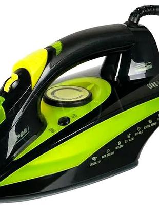Утюг 2800 вт керамическая подошва для дома черный mpm mc-1247