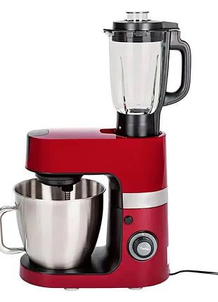 Кухонный комбайн 2 в 1 1300 вт 6,3 л бытовой красный silver crest mc-0536