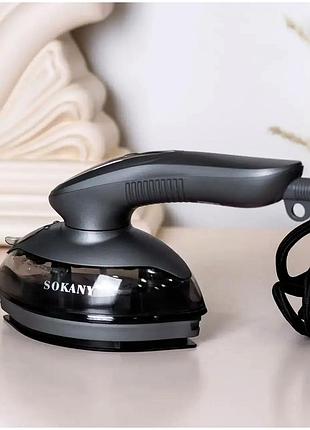 Утюг дорожный 1200 вт с паровым ударом для дома sokany mc-4616