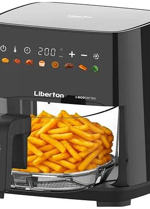 Фритюрница мультипечь 4 5 л 1450 вт для кухни черная liberton mc-3259