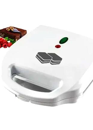 Аппарат для брауни 700 вт для кухни 6 пирожных белый topmatic mc-3463