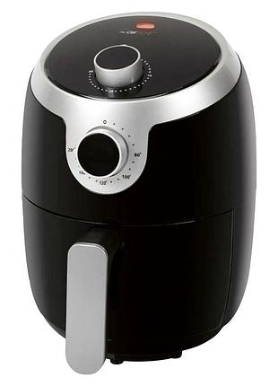 Аерофритюрниця 1000 вт 1 8 л для кухні чорний clatronic mc-3158