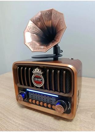 Радіоприймач з ліхтариком bluetooth usb акумулятор для кемпінгу 1 шт nns mc-3867