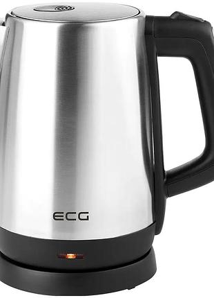 Электрочайник 1.7 л 2200 вт для кухни нержавеющая сталь ecg mc-0587