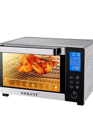 Электродуховка 35л 1500вт с грилем для кухни 1 шт sokany mc-1963