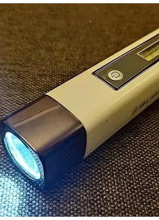 Фонарь ручной 1w led аккумуляторный для дома usb зарядка пластик sgdo mc-0969