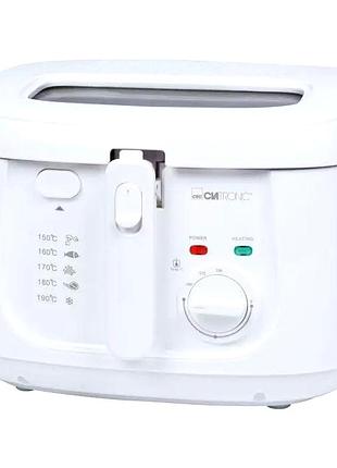 Фритюрница 1800 вт 2 5 литра для кухни пластик clatronic mc-3159