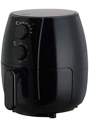 Мультипечь аэрофритюрница 2 5л 1600вт для кухни черный adler mc-3248