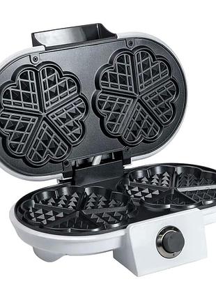 Вафельница 1200 вт антипригарное покрытие для кухни 10 вафель sokany mc-3365