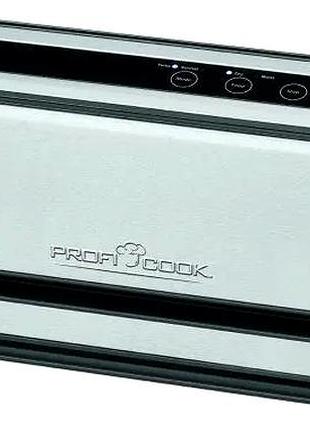 Аппарат для вакуумной упаковки 110 вт для дома 5 пакетов profi cook mc-1716
