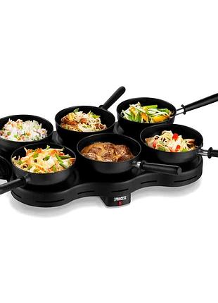 Гриль сковороди wok 2500 вт антипригарне покриття для дому 6 шт princess mc-2316
