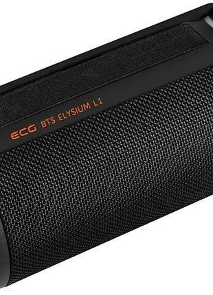 Портативна колонка bluetooth 20 вт з fm-радіо та usb для дому чорний ecg mc-0991
