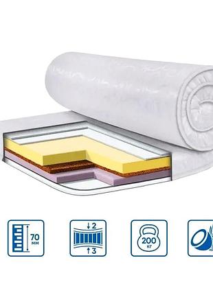 Топпер eurosleep memory-cocos средний жесткости 80х190 трикотаж mc-3961
