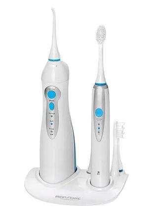 Іригатор порожнини рота акумуляторний 3 насадки для гігієни 150 мл profi care mc-2775