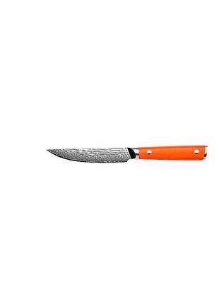 Универсальный нож 13 см дамасская сталь vg-10 для кухни g10 mc-3664 orange
