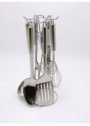 Кухонный набор 7 предметов нержавеющая сталь для кухни bohmann mc-4459