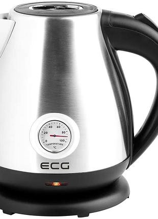 Электрочайник 1,7 л 2200 вт для кухни нержавеющая сталь ecg mc-1992