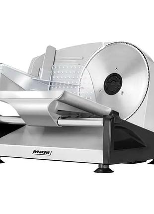 Слайсер ломтерезка 150 вт нержавеющая сталь для кухни mc-0983