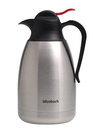 Термос конференційний 2,0л неіржавка сталь для дому сталевий ofenbach mc-3496
