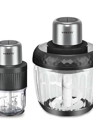 Чоппер 800 вт 3 л для кухни черный sokany mc-2897