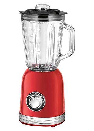 Блендер 800 вт 1,5 л для кухни красный profi cook mc-2272