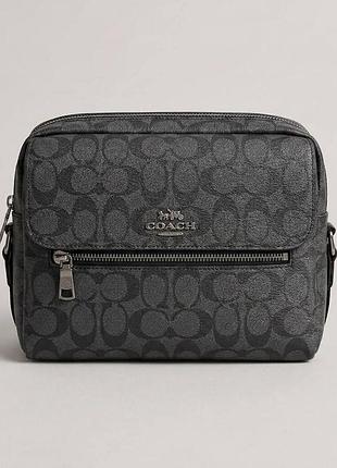 Чоловіча сумка coach, сумка коач через плече, барсетка коач, чоловіча сумка коач барсетка